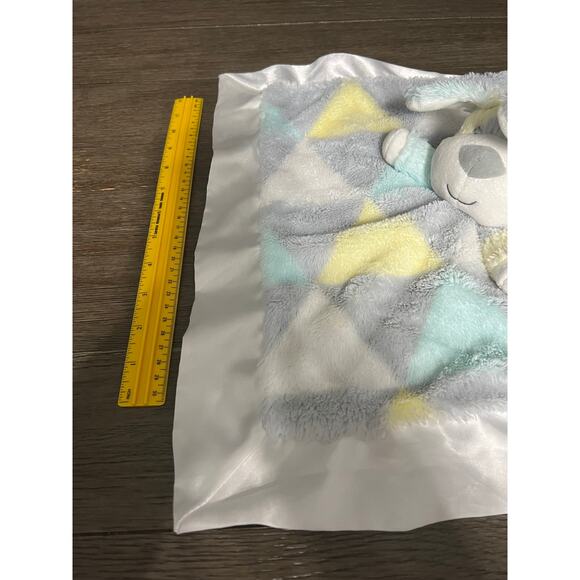 Baby Essentials Puppy with Geometric Blanket Lovey - Picture 5 of 5